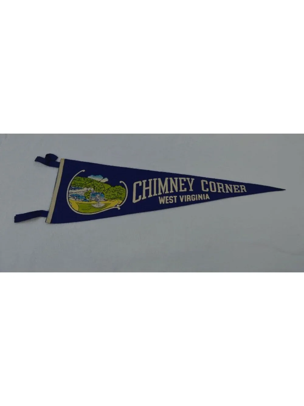 Vintage Chimney Corner West Virginia pennant